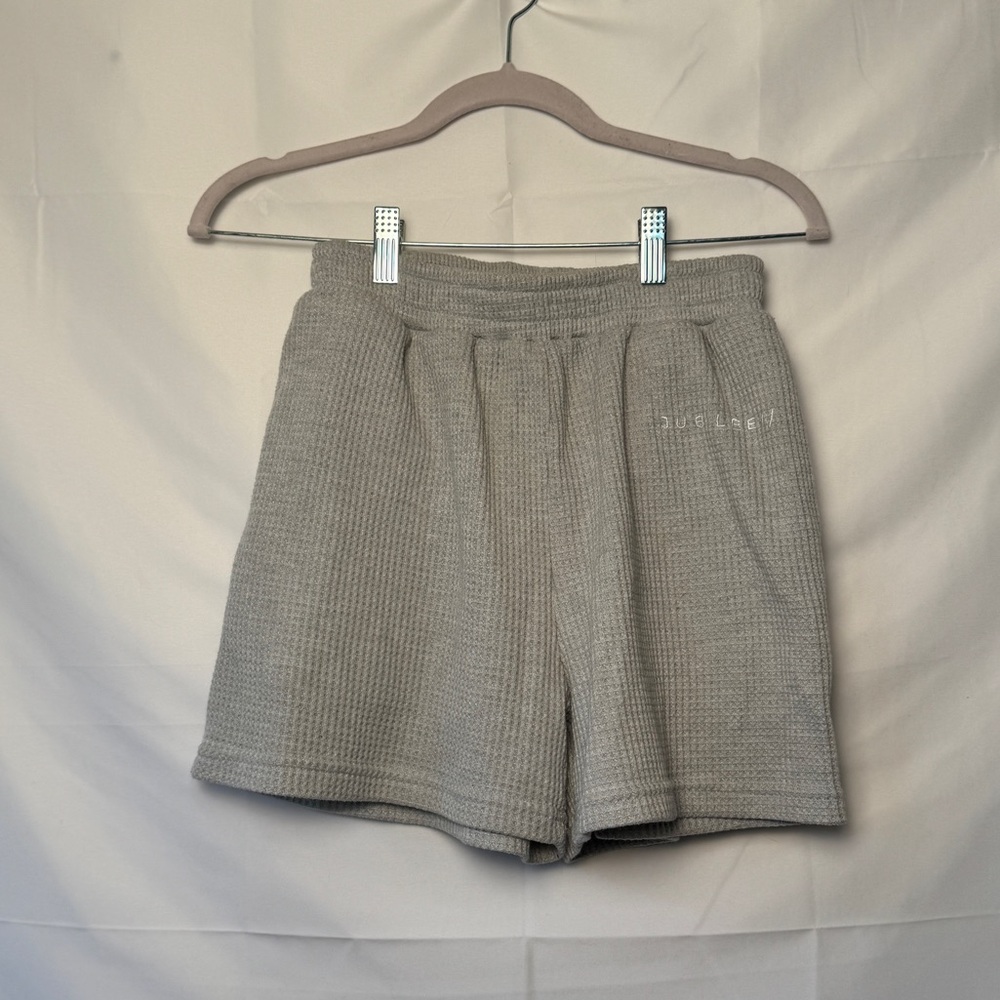 Jubilee Light Gray Size S Waffle Shorts